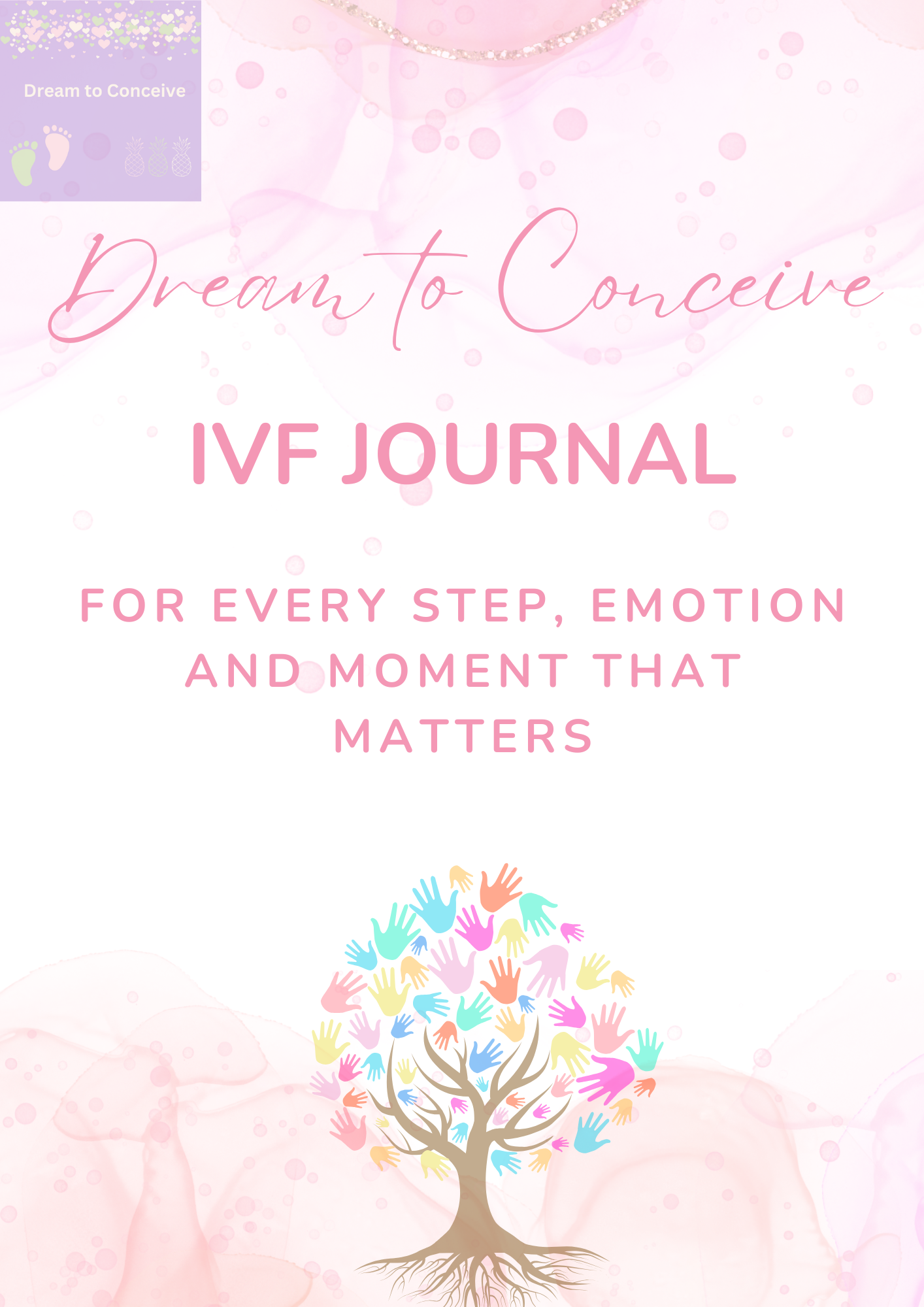 📖 Digital IVF Journal for Fertility Treatment | Guided Emotional Support, Symptom Tracking & IVF Reflection Tool (150+ Pages) 📖