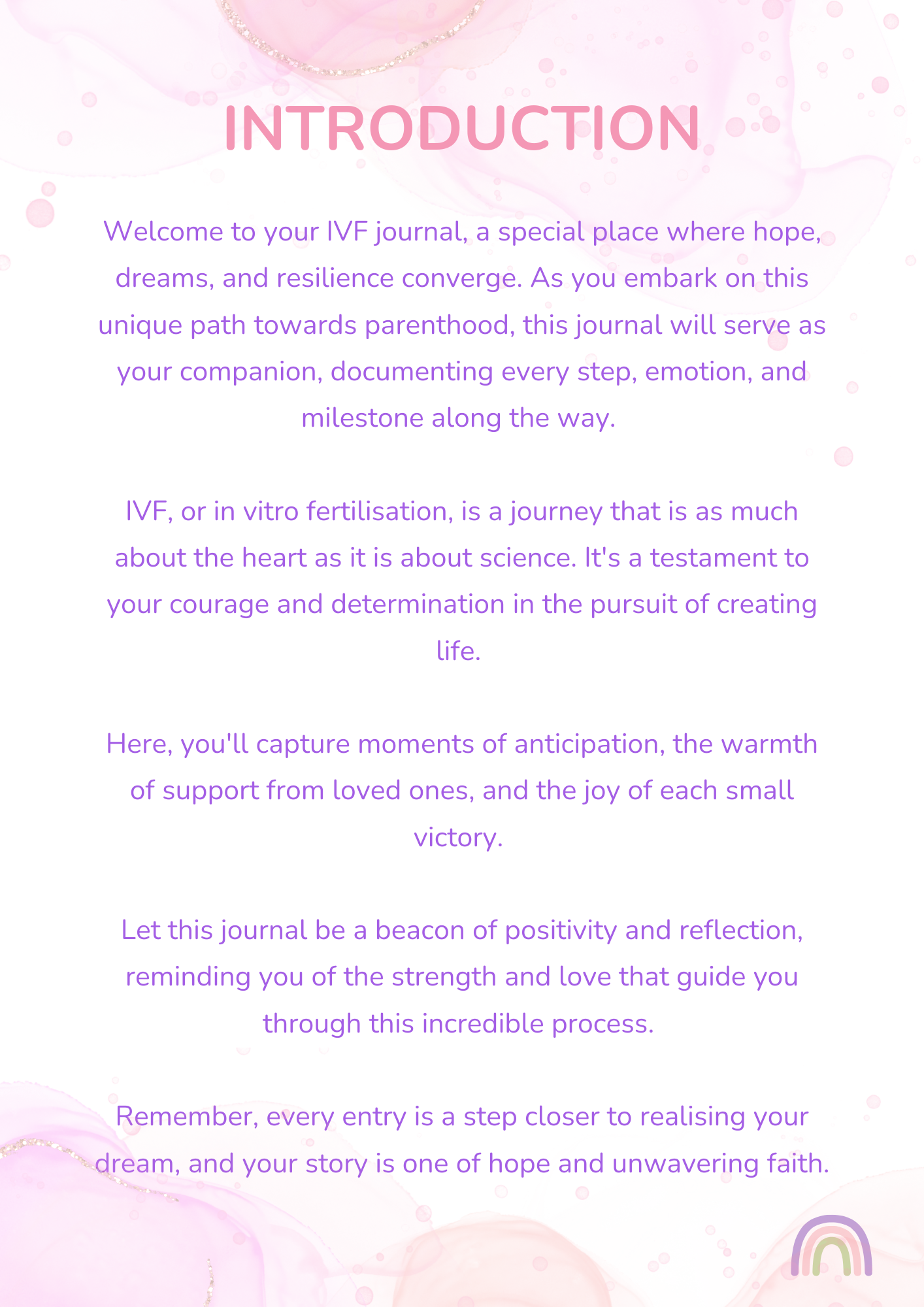 🌸 The IVF Survival System | 4 Essential Fertility Support Tools in 1 🌸