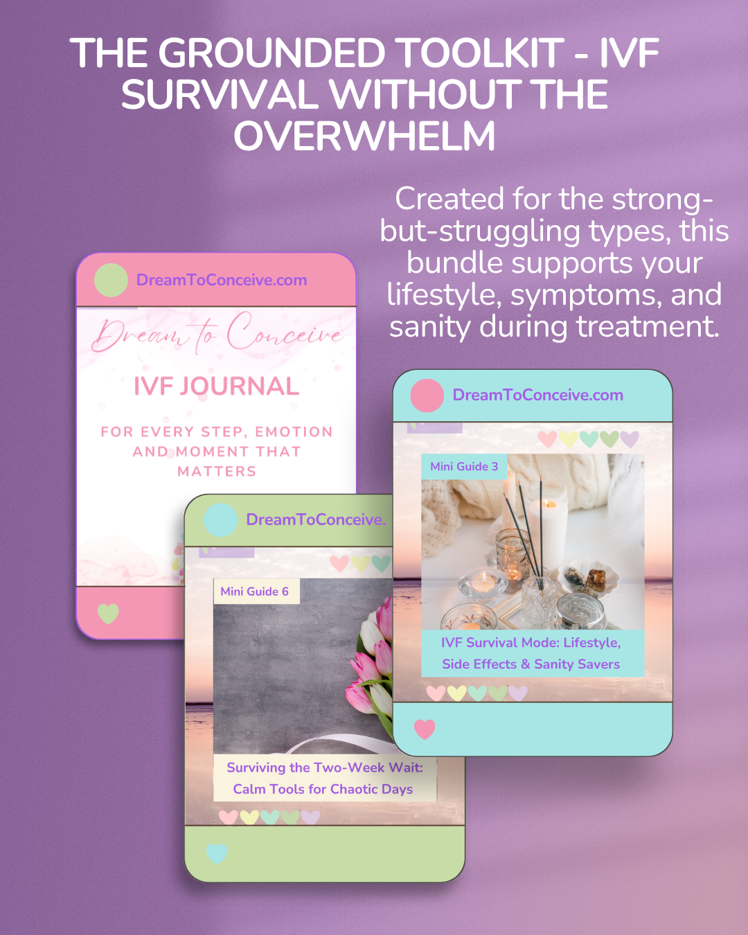 🧘♀️ The Grounded Toolkit - IVF Anxiety & Symptom Survival Pack 🧘♀️