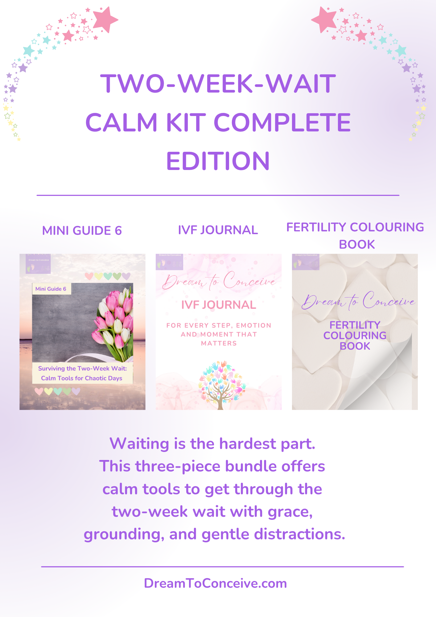 💟 Two-Week-Wait Calm Kit: IVF Anxiety & Calm Toolkit 💟