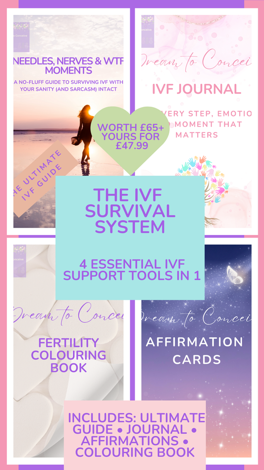 🌸 The IVF Survival System | 4 Essential Fertility Support Tools in 1 🌸
