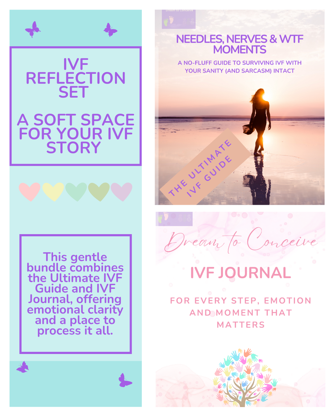 🪞 IVF Reflection Set - A Soft Space for Your IVF Story 🪞